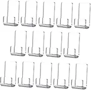 Alipis 15Pcs Clear Acrylic Vinyl Record Wall Mounted Display Holder Versatile Storage Rack Picture Frame Organizer for Vinyl Records and Home Decor Easy Installation