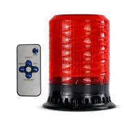 LED Strobe Siren Light Industrial Beacon Warning Light with 9 Tone, 4 Flash M...