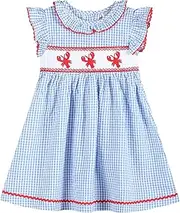 [Lil Cactus] Baby and Girls Smocked Dress