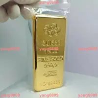 在飛比找蝦皮購物優惠-【吉祥閣百貨】仿製原創仿真 龐博瑞士金條金磚金店銀行 實心銅