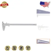 Heavy-Duty 12" Vernier Caliper, Inch/Metric, +/-0.0015" Accuracy, Durable Design