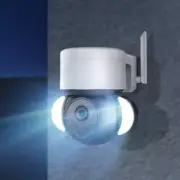 ST-426PRO-3M-TY 4MP Smart Security Floodlight Camera Support Two-way Audio / Nig
