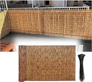 Bamboo Privacy Fencing,Bamboo Fence Rolls 2.3-4.6 feet high,Pool and Patio Screen,Garden Fence,Natural Reed Fencing,Fence Screen, Decorative Fences, Can Customized (Size : 130cmx1000cm/4.3ftx33ft)