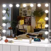 Hollywood Mirror Usb Makeup Lights Lighted Bulbs 3 Colors Modes, Touch Control, Usb Charging Port(bulb Only) 8 lights
