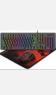Red Dragon Gaming Essentials S107 Keyboard Mouse and Mousepad Combo Kit
