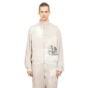 [UNDERCOVER] Printed Linen Blouson Beige