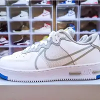 在飛比找蝦皮購物優惠-Nike Air Force 1 React 白藍 休閒鞋 