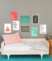 The Rules Mini Collection, Kid's Room Decor, Modern Nursery Art, Wall Art Prints