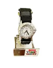New Timex Kids Time Machine First Watch Fast Strap Black Wristwatch
