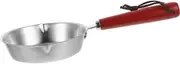 Cabilock Mini Stainless Steel Frying Pan Nonstick Egg Skillet Breakfast Pan for Omelets Steaks Pancakes Ergonomic Design Versatile Kitchen Cookware Compatible with All Heat