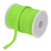 2/5 Inch Double Fold Bias Tape Polyester Bias Tape(Fruit Green 55 Yards)