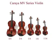 Caraya 3/4 size Violin Set + Foam Case, Bow, Rosin, Spare Strings MV00134