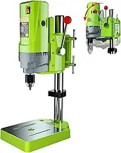 Mini Table Electric Drill Press, 710W Drill Press Precision Benchtop Drilling Machine 5 Speed Speed Adjustment Clamping Range1.5-13mm, Scale Display for DIY Jewelry Making Crafts Tool