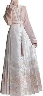 [YTDJJWLS] Chinese Style Chinese Style Ming Style Hanfu Autumn and Winter High-end Horse Face Skirt Set