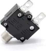 prasku 12V-24V Push Button Resettable Circuit Breaker - 15A