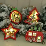 [小皮花坊] LED聖誕造型掛飾燈聖誕造型吊飾燈聖誕牆面裝飾燈聖誕小夜燈聖誕掛飾聖誕掛件聖誕樹裝飾聖誕裝飾