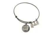 Alex and Ani 'I love dance' Charm Bracelet in Silver