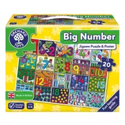 Orchard Toys - Big Number Jigsaw Puzzle & Poster