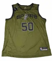 #50 David Robinson Army Green Limited Ed. Jersey XXXL