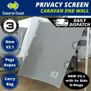 Coast Caravan Privacy Screen End Wall / Side Sunscreen Sun Shade Roll Out Awning