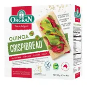 Orgran Gluten Free Crispibread Quinoa 125g (Pack of 6)