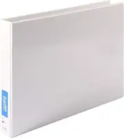 Bantex, Insert Ring Binder, Landscape, A3, 3D Ring, 38mm, White [Item No. 100851665]