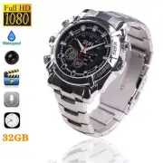 Mini Watch Camera DVR 64G HD 1080P Wearable Video Recorder Security Surveillance