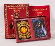 TAROT DECK: Venetian Carnival Tarot set, cards and book