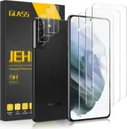 Samsung Galaxy S21 Plus 5G Tempered Glass Screen + Camera Lens Protector 6 Pack