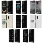 OFFICIAL IMAGINE DRAGONS KEY ART LEATHER BOOK CASE FOR SAMSUNG PHONES 1
