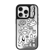 iPhone 16 Pro Mirror Ring Stand Case MagSafe Compatible DO NOT DISTURB