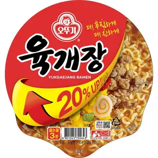 《 Chara 微百貨 》 韓國 不倒翁 蔥燒 牛肉 風味 拉麵 碗麵 6入/組 團購 批發 中元
