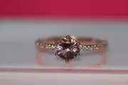 NIB 2020 PANDORA ROSE™ PINK SPARKLING CROWN RING 188289C01 BOX BAGTAG $90