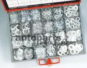 CHAMPION MASTER KIT FLAT & SPRING STEEL WASHERS ASSORTMENT (1158 Pieces)