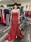 Brand New Andrea & Leo A5007 Dress Size 4 in Color Burgundy