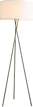 Floor Lamp Vertical Floor Lamps Tripod Led Standing Lamp Fabric Lampshade Tall Floor Lamp Fashion Metal Floor Lamps for Living Room Classic Elegance