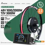 48V*1000/2000W 72V*3000W MTB E-Bike Conversion Kit 20-29'' 700C Hub Motor Wheel