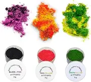 Temperature Activated Thermochromic Color Changing Powder Pigment Multicolor Pack Changing at 77F/25C Perfect for Color Changing Slime Goo Silly Putty Play Doh