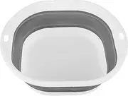 Healeved Camping Washbasin Newborn Baby Face Washing Basin Portable Foot Basin Square Collapsible Tub Space Saving Plastic Washtub Folding Dish Pan for Home Outdoor Hiking