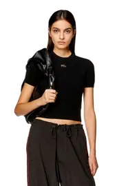[Diesel] Diesel - Wool and cashmere top - Knitwear - Woman - Black L Black