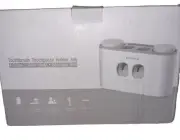 Vnyifan Wall-Mounted 5 Holder with 2 Automatic Toothpaste Dispensers 4 Cups