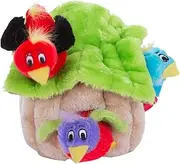 Outward Hound 31009 Hide-A-Squirrel Squeaky Puzzle Plush Dog Toy - Hide and Seek Activity for Dogs Large