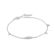 Ania Haie Silver Geometric Chain Bracelet