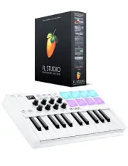 FL Studio Producer 2024 (BOXED) w/ M-WAVE 25 k MIDI Keyboard Controller Bundle
