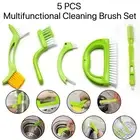 5PCS Tile Grout Cleaning Brush Cleaner Brushes for Kitchen Floor Lines