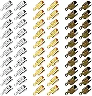 300 Pcs Fold Over Ends Cord End Caps - 3 Colors for Jewelry Making