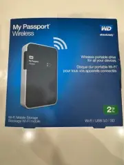 WD My Passport Wireless External Hard Drive 2 TB