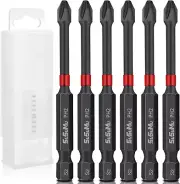 3 Inch Phillips PH2 Impact Driver Bit Set Cross Head Long Magnetic Phillips Scre
