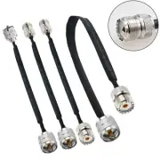 High Quality Adapter Extension Cable SO239 UHF Female Jack Flat Coaxial Cable