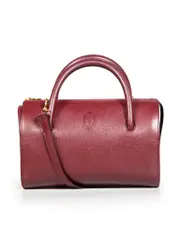 Burgundy Leather Mini Bag